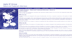 Desktop Screenshot of agile-ip-group.com